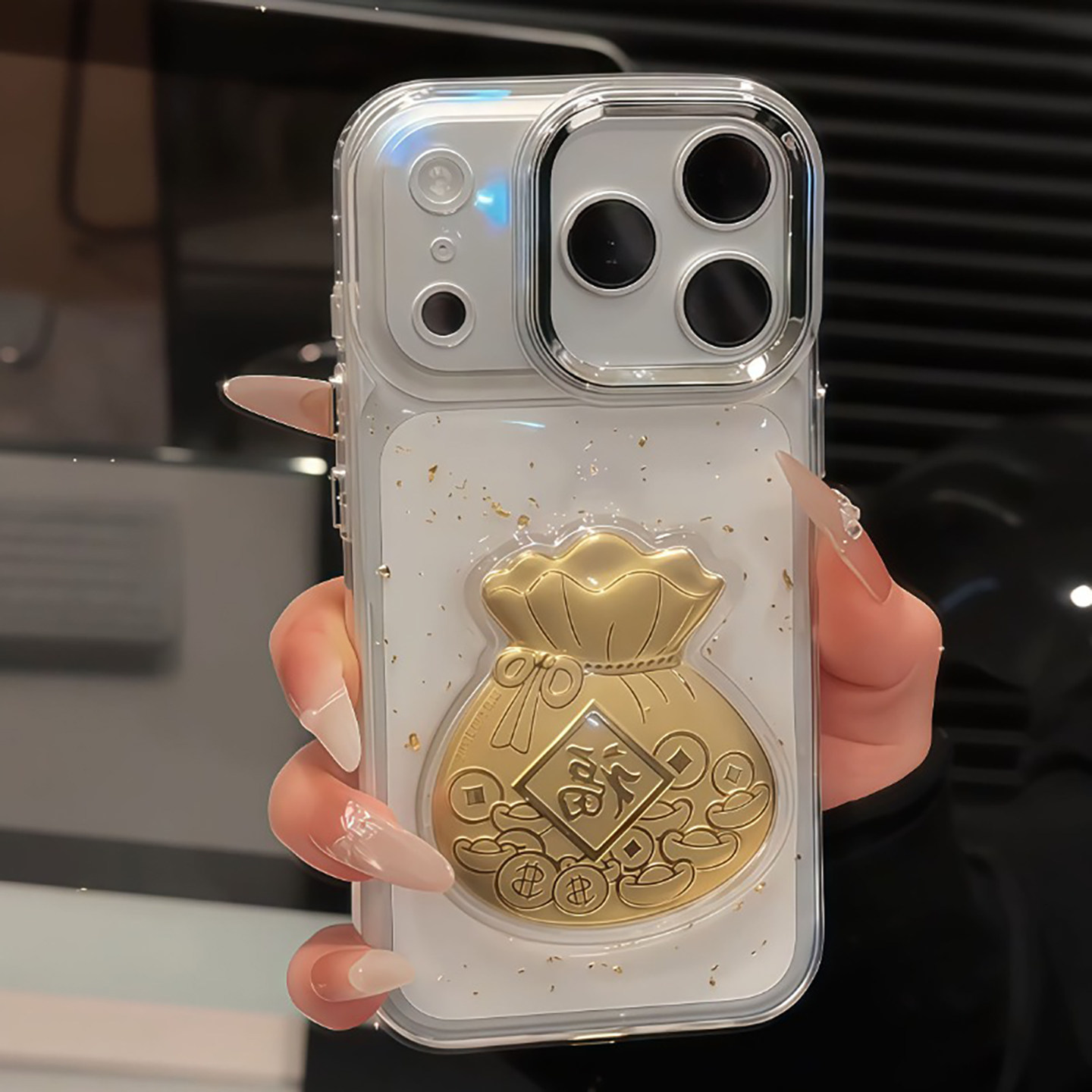 全包防摔适用苹果17promax手机壳新年款iPhone16保护壳Air金箔滴胶福袋15plus透明创意暴富超火ins高级感外壳,3C数码配件,手机保护套/壳,淘宝优惠券,粉丝福利购,淘宝优惠卷