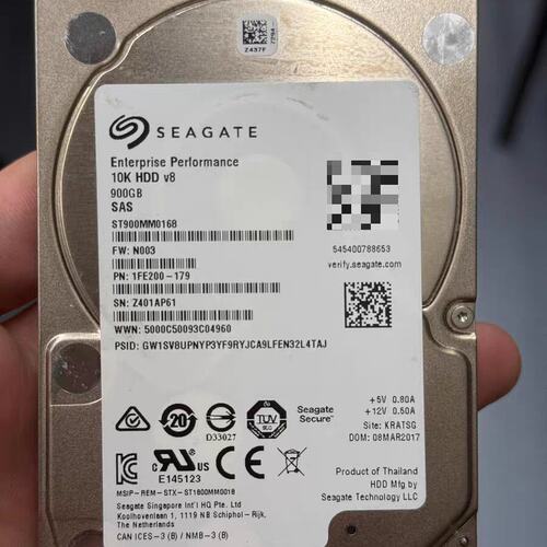 希捷ST900MM0168 900G 10K SAS 2.5