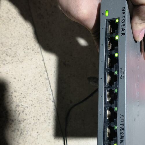 NETGEAR GS308 8口千兆交换机，拆机件