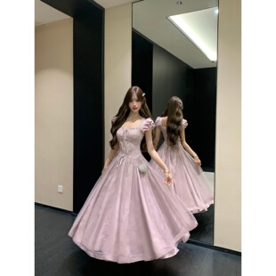 波点网纱裙蕾丝少女连衣裙 法式 越韩小鱼Musefish 仲夏夜梦境长裙