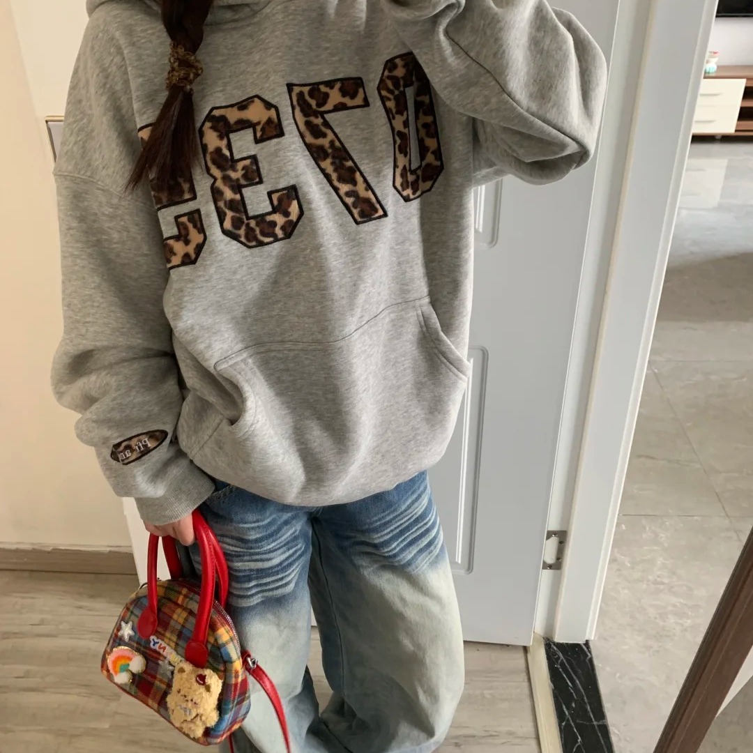 送运险高品质潮牌情侣连帽上衣