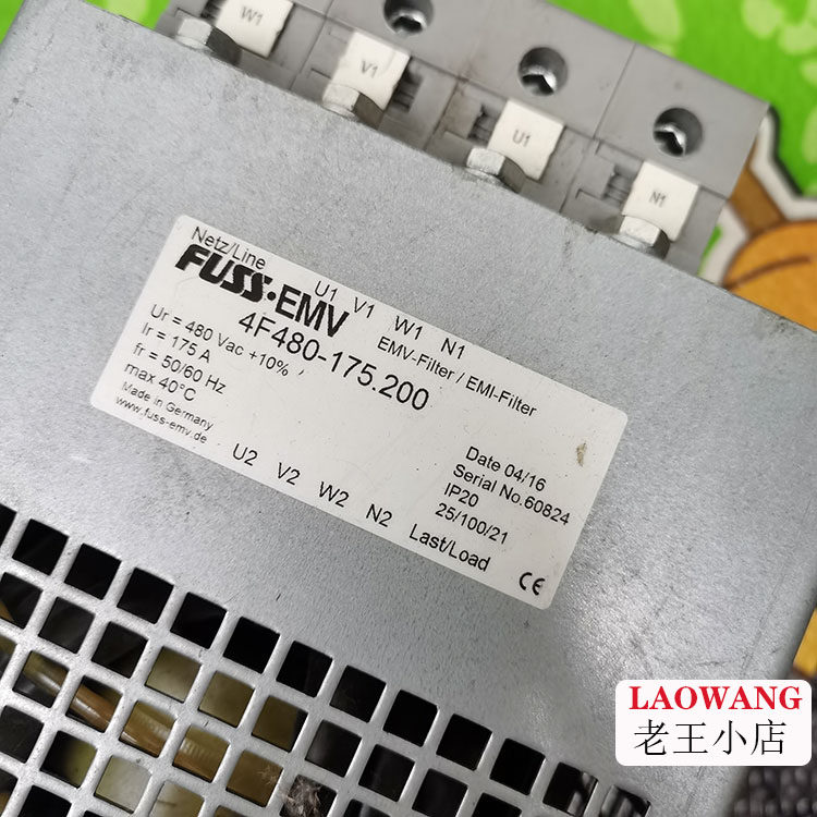 二手拆机进口滤波器fuss-emv 4f480-175.200 175a三相四线滤波器