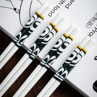 陶瓷筷子景德镇正品骨瓷防霉抗菌