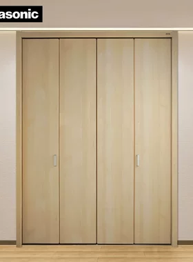 松下壁橱简约折叠门隐形收纳