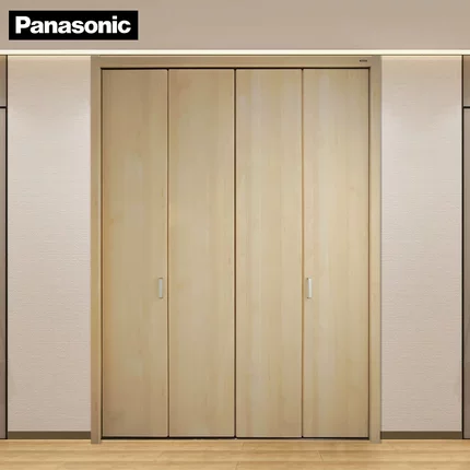 Panasonic松下木肌风合壁橱折门衣柜门衣帽间日式简约收纳隐形