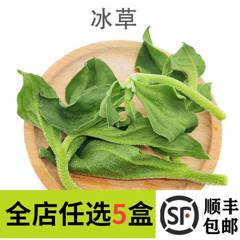 新鲜冰草 冰菜冰叶非洲冰草西餐凉拌沙拉蔬菜酒店火锅生吃500g