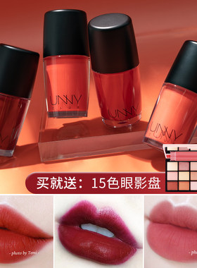 unny小胖丁唇釉哑光丝绒雾面口红不掉色防水车厘子色m07 M03 M04