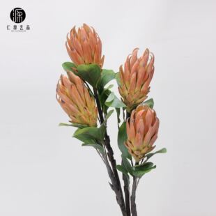 工厂直销仿真花南非大帝王花单枝霸王花客厅家居婚庆装饰