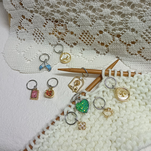 售完无补 精美编织记号扣棒针定位扣毛衣毛线编织辅助工具标记扣