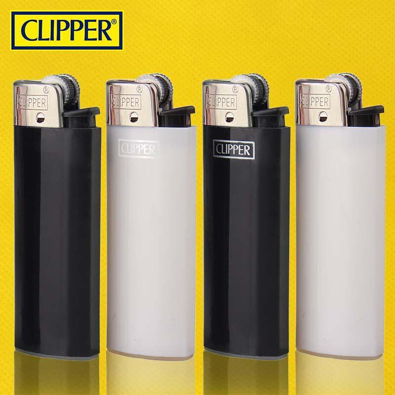 西班牙clipper可利福BP22超薄可充气俊雅防爆砂轮打火机纯白纯黑