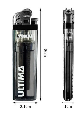 TOKAI日本东海M10超薄透明防爆一次性创意家用个性滑轮火石打火机