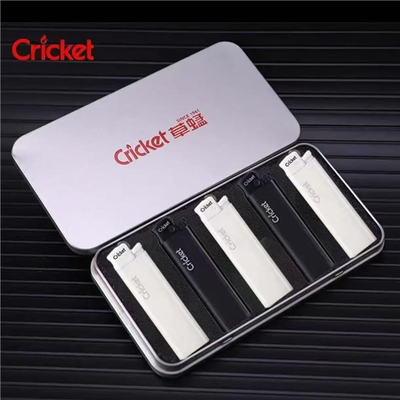 Cricket草蜢纯白色进口防爆个性一次性草蜢打火机成品轻奢送礼diy