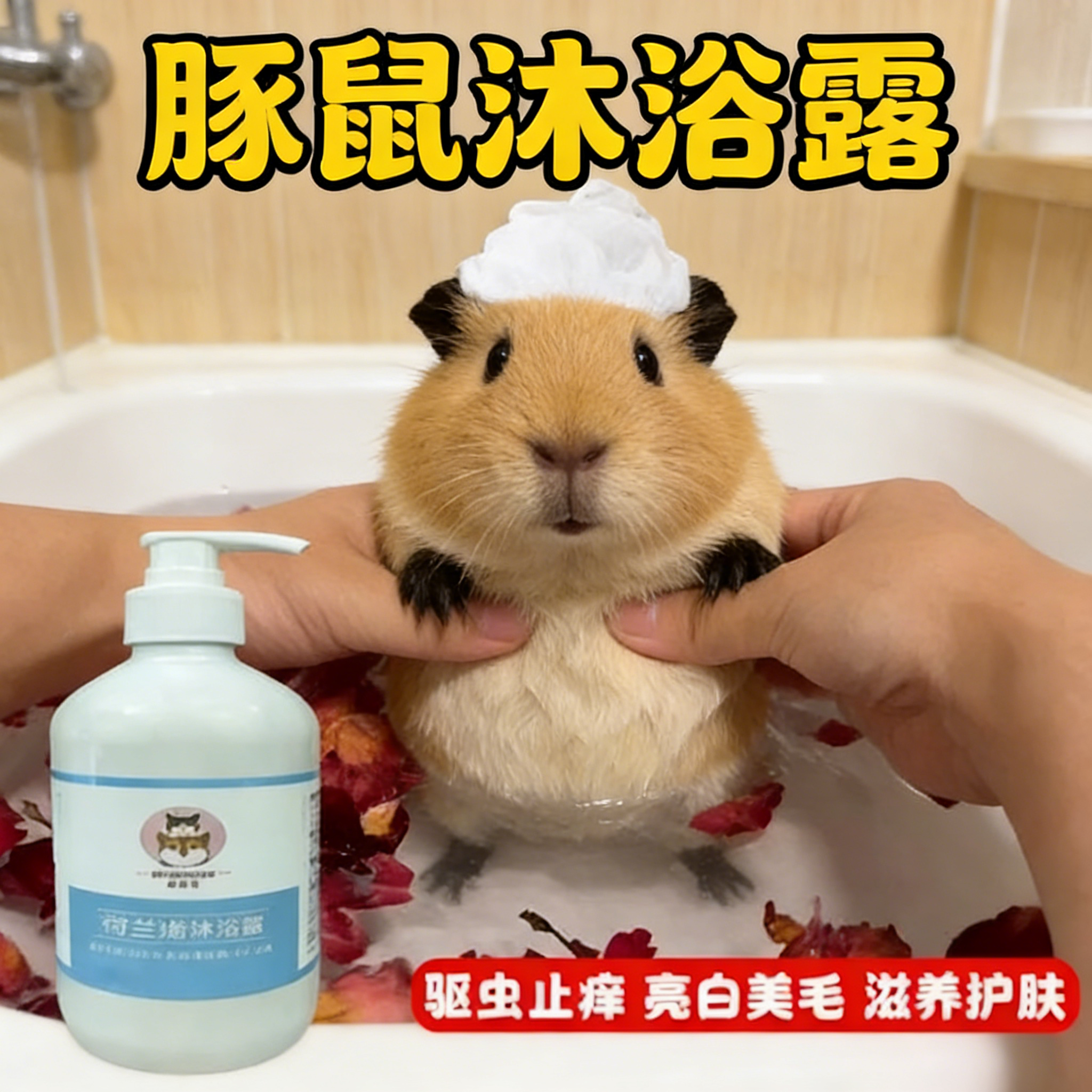 【荷兰猪专用】豚鼠沐浴露荷兰猪沐浴露杀菌除臭杀螨豚鼠洗澡用品,宠物/宠物食品及用品,狗香波浴液,淘宝优惠券,粉丝福利购,淘宝优惠卷