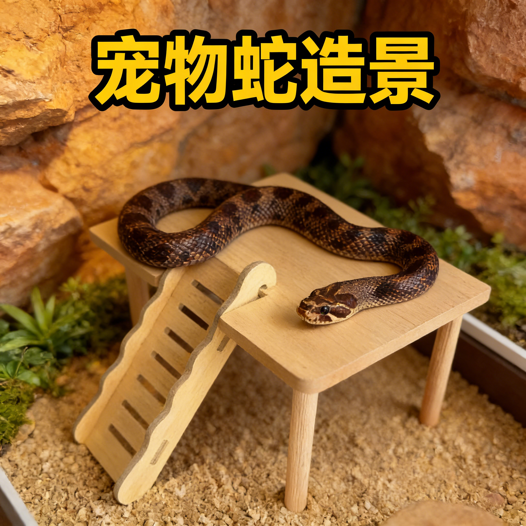 宠物蛇攀爬生活木质可攀爬阶梯架子造景大平台蛇缸丰容爬宠用品,宠物/宠物食品及用品,爬宠躲避/造景,淘宝优惠券,粉丝福利购,淘宝优惠卷