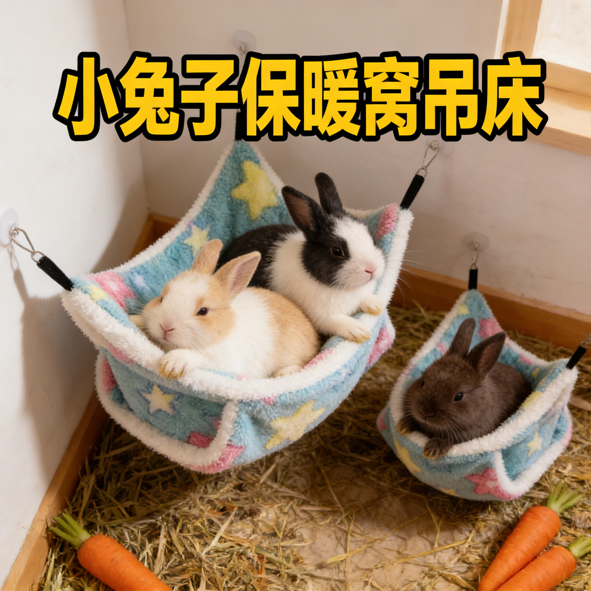 小兔子保暖窝吊床秋千解闷玩具宠物侏儒垂耳兔睡觉专用的小床用品,宠物/宠物食品及用品,兔兔专用窝,淘宝优惠券,粉丝福利购,淘宝优惠卷