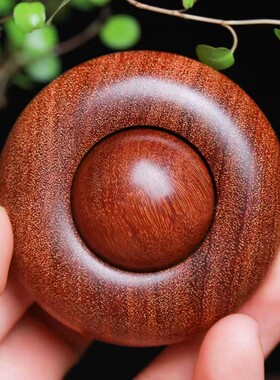 木质手把件印度小叶紫檀时来运转文玩手玩件手转木雕工艺品健身球