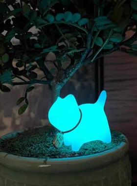 夜光石可爱小猫动物创意迷你猫咪文玩手把件桌面摆件生日小礼物
