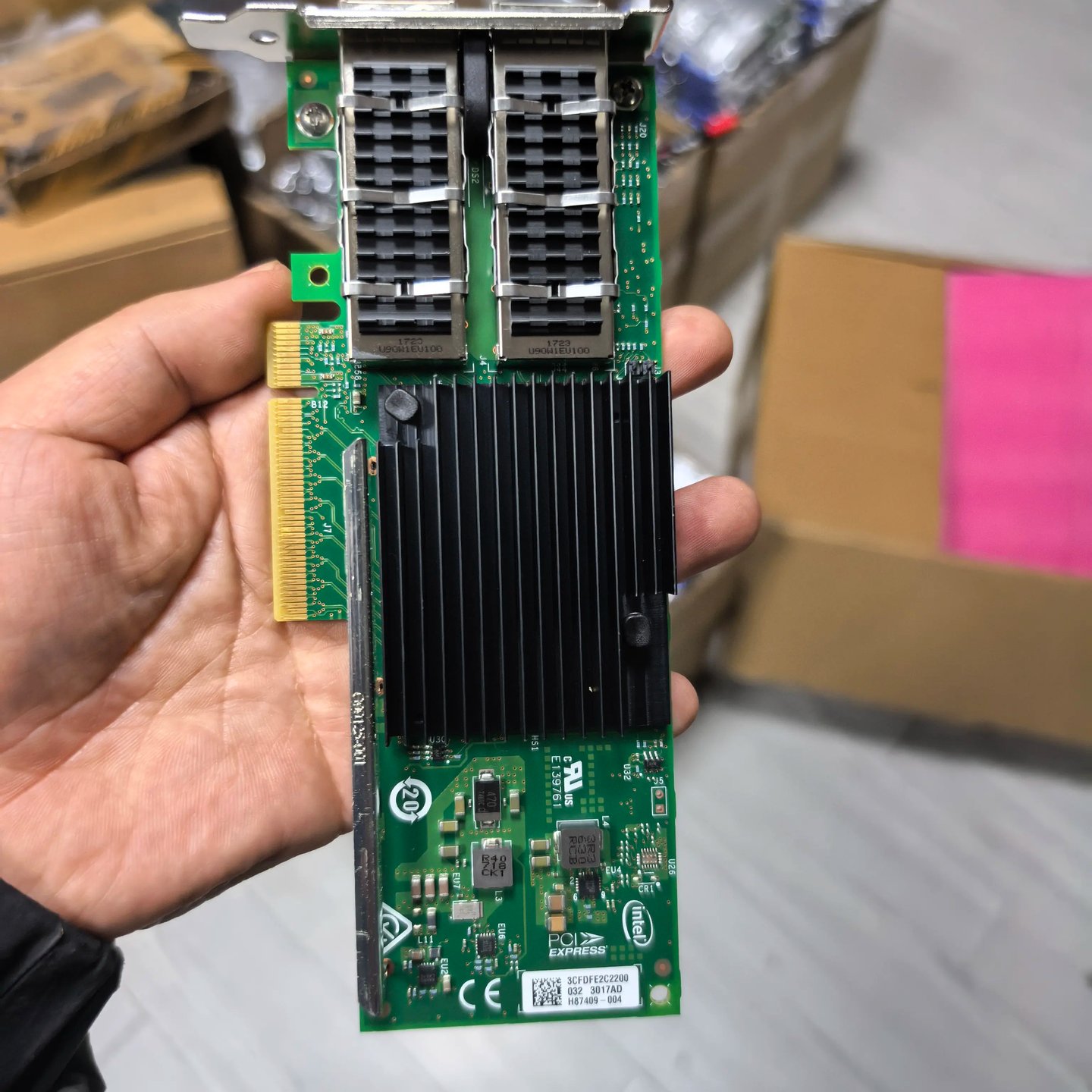 议价intel 英特尔 XL710-QDA2 40G双口万兆网卡可维修