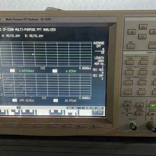 议价野ONO SOKKI CF-5220 FFT频谱分析仪可维修