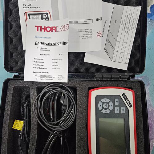 议价索雷博THORLABS PM100D数字光功率计，带s122可维修