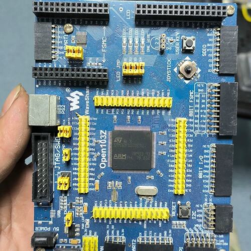 议价核心学习标准版stm32f103zet6开发板板，板含串口o可维修