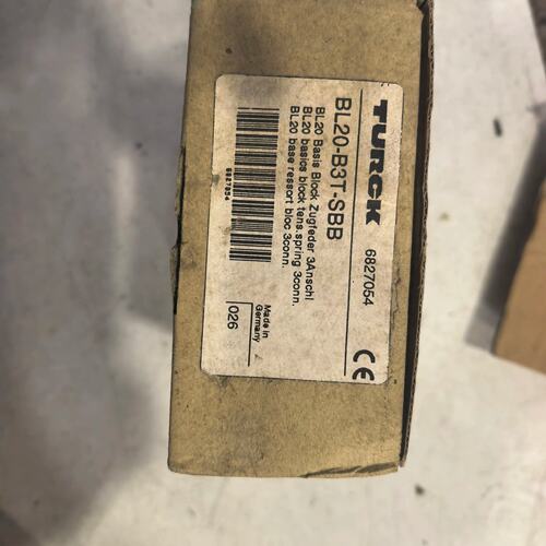 议价BL20-B3T-SBB底座模块，德国，未拆封可维修