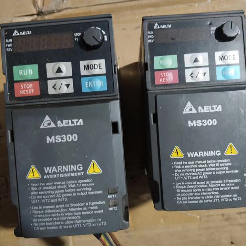 议价变频器型号VFD2A7MS43ANSAA两个，0.75K可维修
