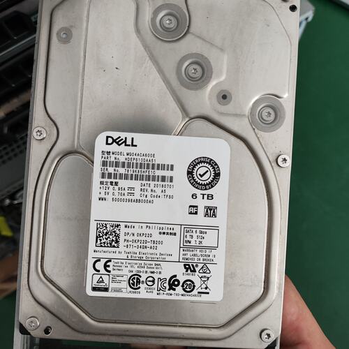 议价DELL戴尔 0KP22D MG04ACA600E 6T 3可维修