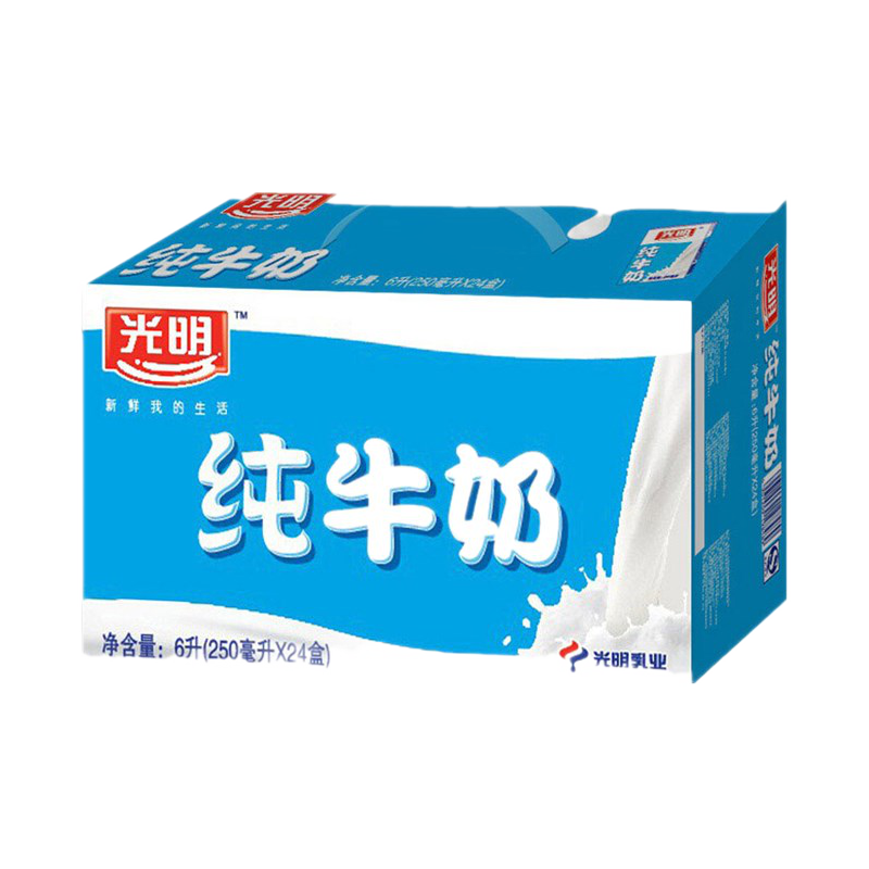 常温纯牛奶光明营养早餐浓香醇厚