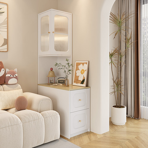 步语大容量储物原木奶油风