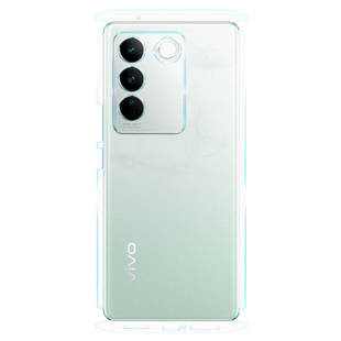适用vivoS16背膜s15pro磨砂后膜全包边s16e彩膜贴纸包边框水凝膜手机后盖保护膜镜头贴