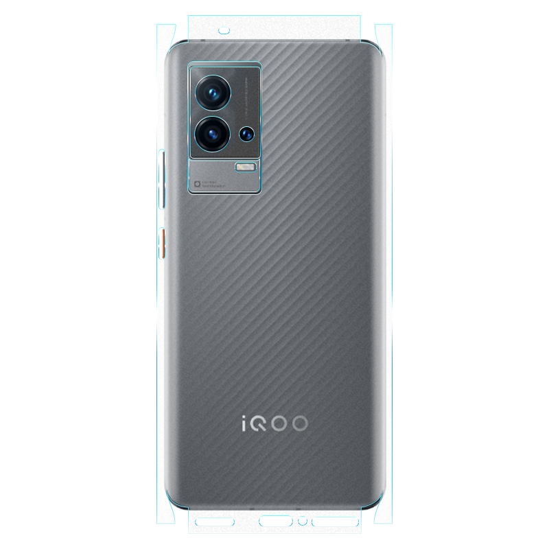 适用vivo iqoo8背膜iqoo8pro磨砂后膜全包边IQOO7彩膜贴纸8pro全包水凝膜7手机后盖边框保护膜镜头贴