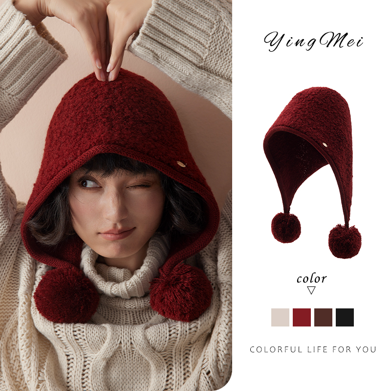 盈妹时尚百搭保暖帽巴拉克拉法帽
