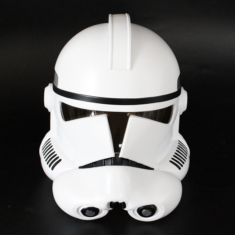 星球大战克隆兵白兵头盔面具原力觉醒cos克隆人头盔儿童万圣节