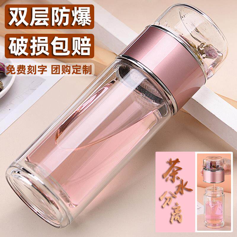 双层玻璃杯加厚防爆高颜