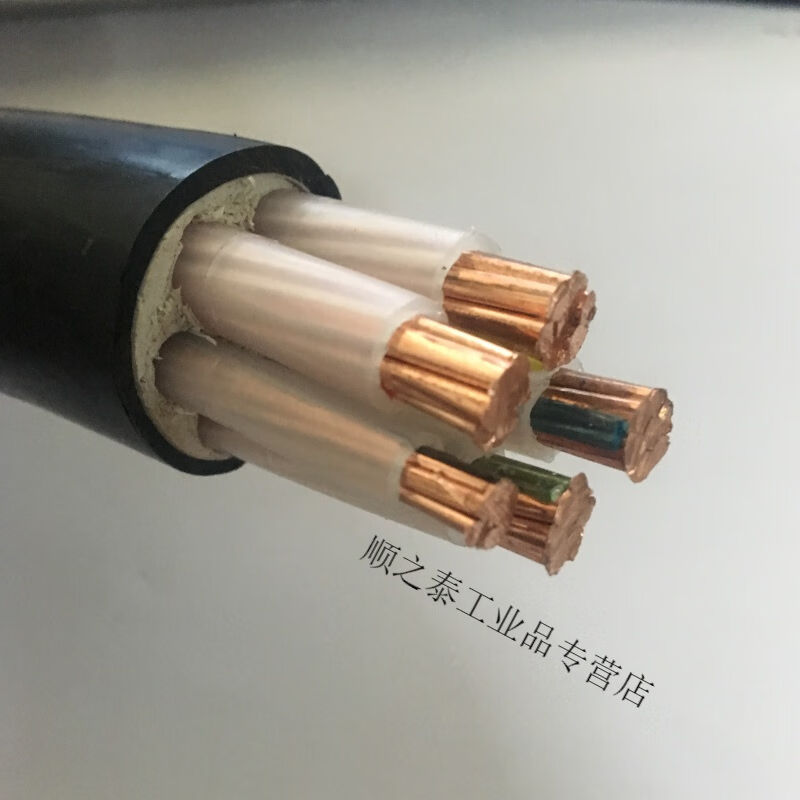 国标电缆线铜芯YJV2345芯10162535平方户外电力电线电缆YJV2X16平