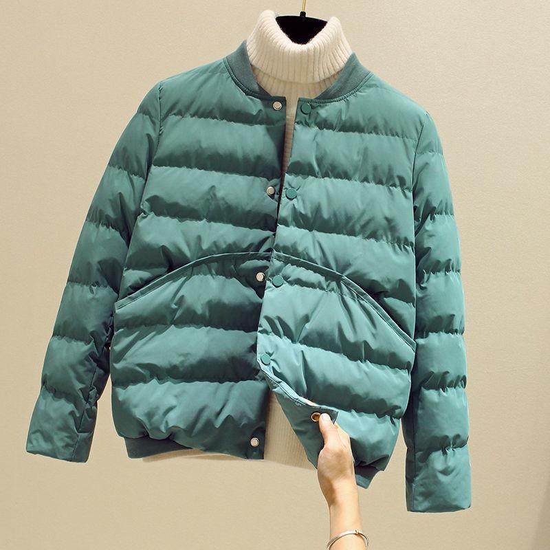轻薄羽绒棉服女秋冬季短款棉衣2025新款小个子棉袄棒球服外套薄款