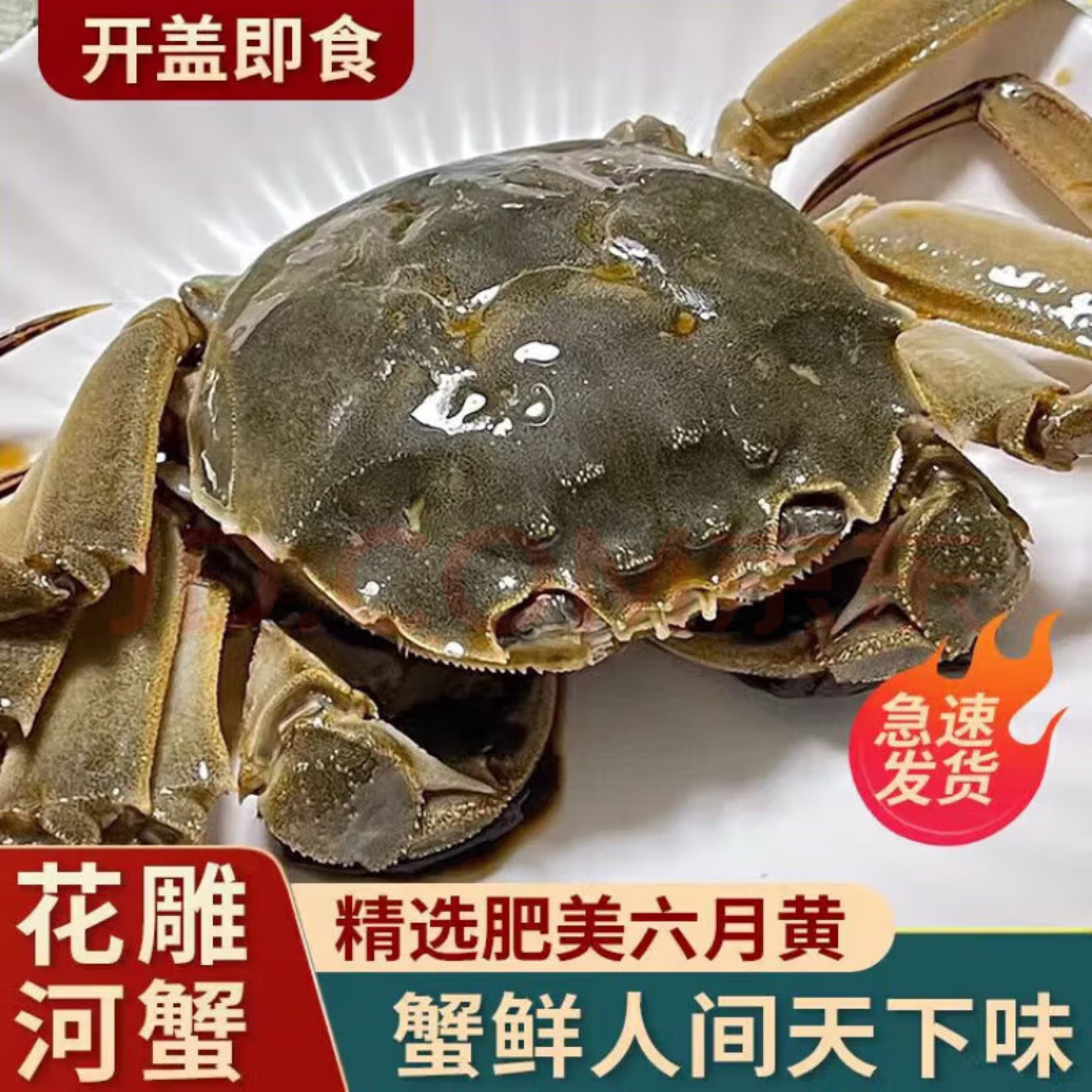 花雕醉蟹大闸蟹4只装全母即食生腌螃蟹河蟹酱毛蟹宁波呛蟹咸炝蟹