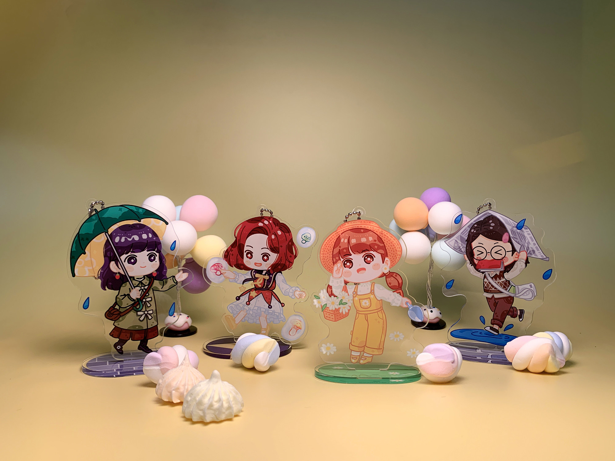 戏精宿舍 节气立牌 老高欧阳  人物立牌 动漫周边亚克力立牌 热卖