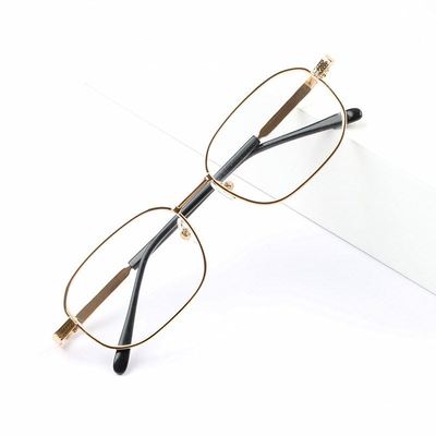 玻璃平光眼镜透明通光防风沙飞虫防刮中老人男女无度数金属框眼镜