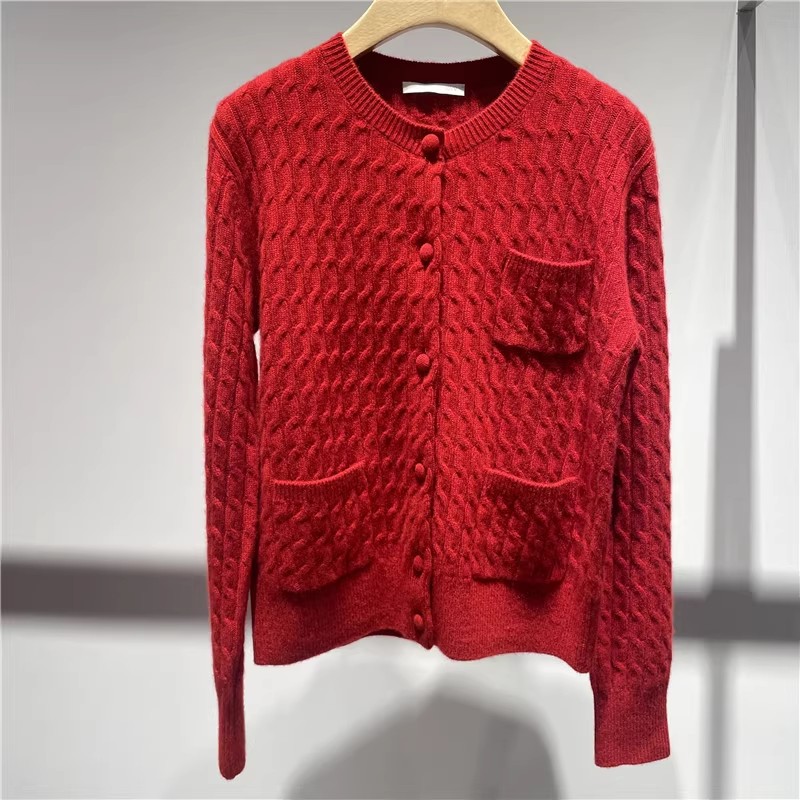 OVV2025冬新款高级感针织开衫