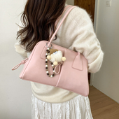 复古小众手提保龄球包包女2026新款 潮时尚 韩系腋下包大容量通勤包