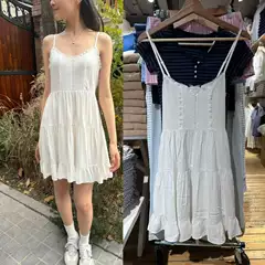 Brandy Bm New Lace Trim Bow Backless Slip Dress Bm Versatile Tiered Dress Sweet Dress