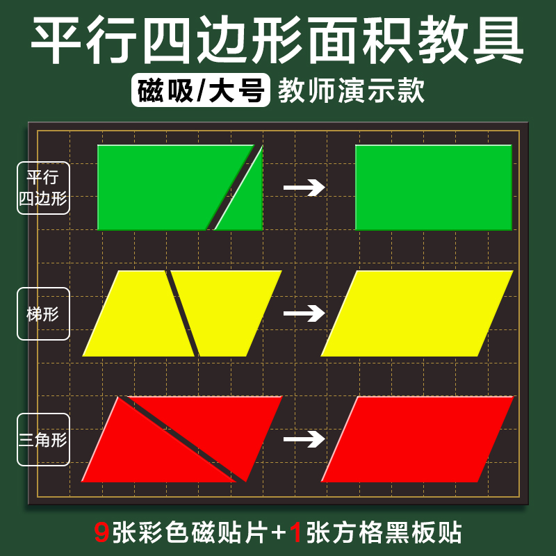 平行四边形面积推导演示教具