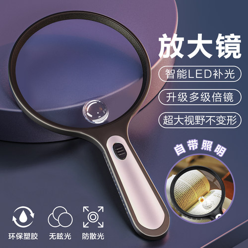 放大镜老人阅读高清手持款