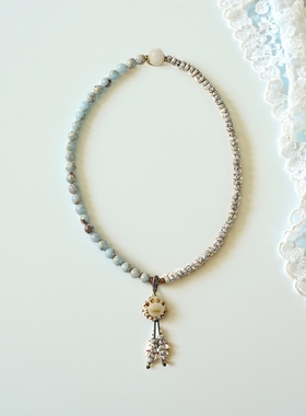 海誓山盟星月菩提拼寿山石送女友