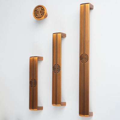 中式柜门拉手新中式抽屉橱柜