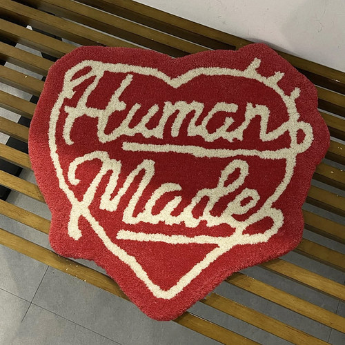 HumanMade24AW心形手工地毯现货