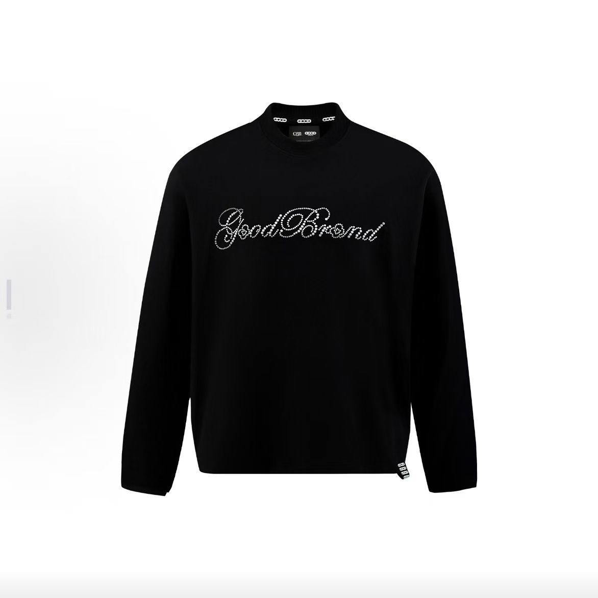 GOODBRAND2025FW绽放之花珍珠贴片轻奢时尚高级感长袖T恤男女同款