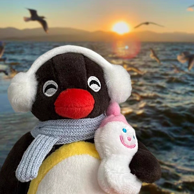 代购九木杂物社pingu企鹅过冬系列玩偶包包挂件可爱毛绒礼物挂饰